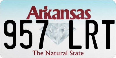 AR license plate 957LRT