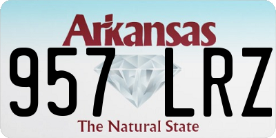 AR license plate 957LRZ