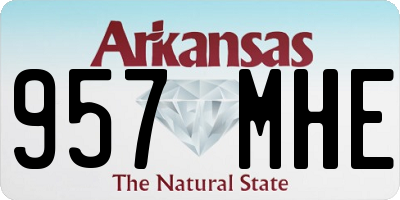 AR license plate 957MHE