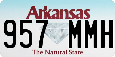 AR license plate 957MMH