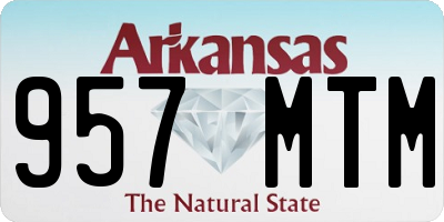 AR license plate 957MTM