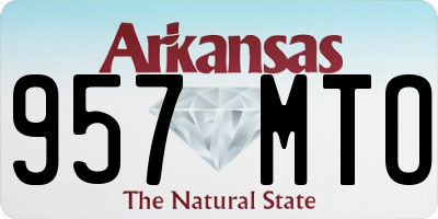 AR license plate 957MTO
