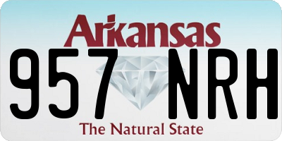AR license plate 957NRH