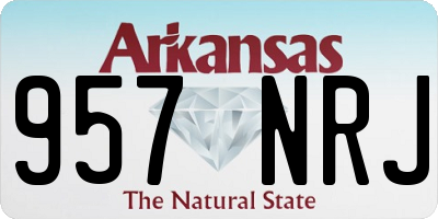 AR license plate 957NRJ