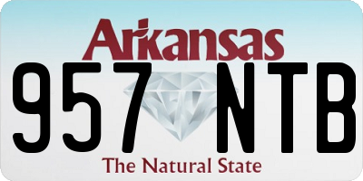 AR license plate 957NTB