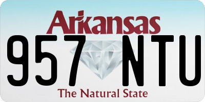 AR license plate 957NTU