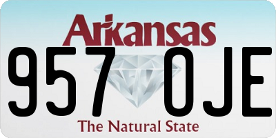 AR license plate 957OJE