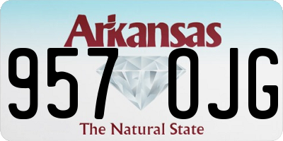 AR license plate 957OJG