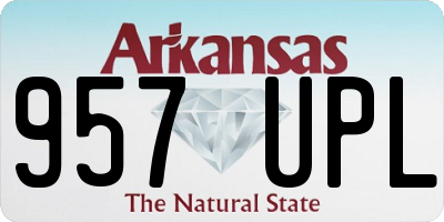 AR license plate 957UPL