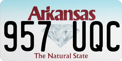 AR license plate 957UQC
