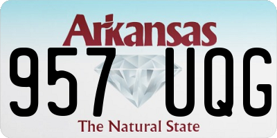 AR license plate 957UQG