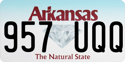 AR license plate 957UQQ