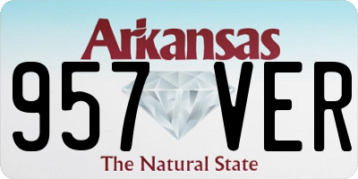 AR license plate 957VER