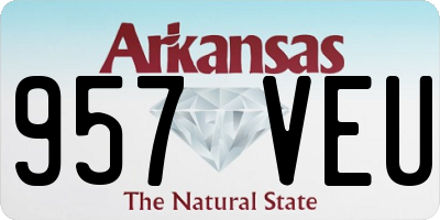 AR license plate 957VEU