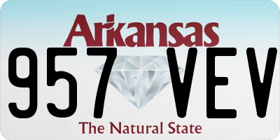 AR license plate 957VEV