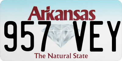 AR license plate 957VEY