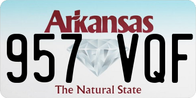 AR license plate 957VQF