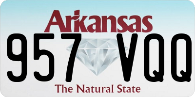 AR license plate 957VQQ