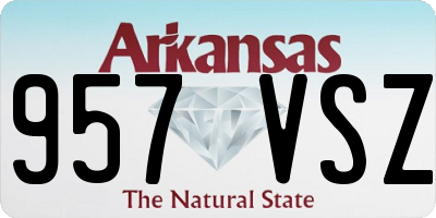 AR license plate 957VSZ