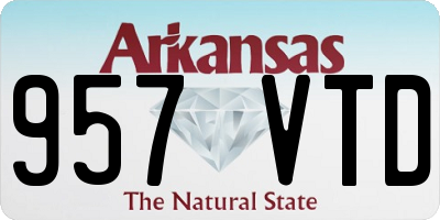 AR license plate 957VTD