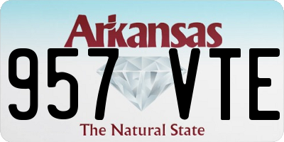 AR license plate 957VTE