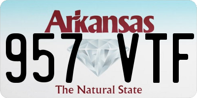 AR license plate 957VTF