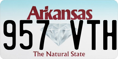 AR license plate 957VTH