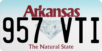 AR license plate 957VTI
