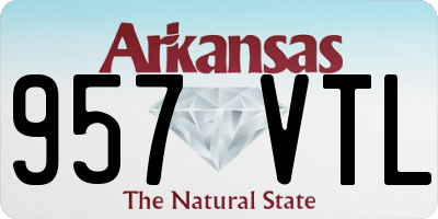 AR license plate 957VTL