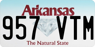AR license plate 957VTM