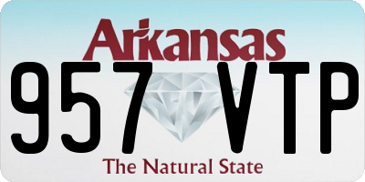 AR license plate 957VTP