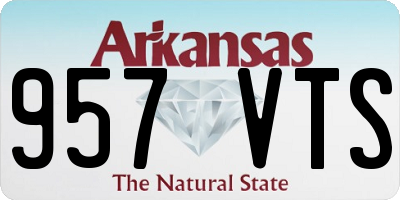 AR license plate 957VTS