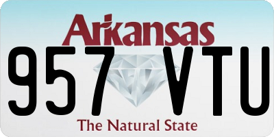 AR license plate 957VTU