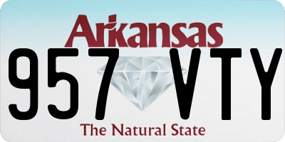 AR license plate 957VTY