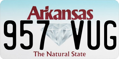 AR license plate 957VUG