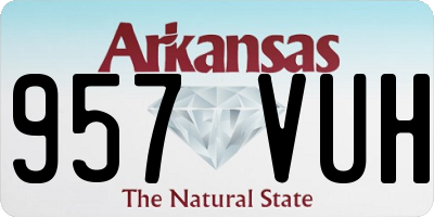 AR license plate 957VUH
