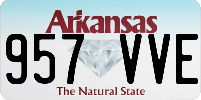 AR license plate 957VVE