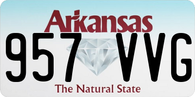 AR license plate 957VVG