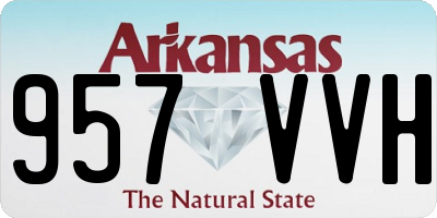 AR license plate 957VVH
