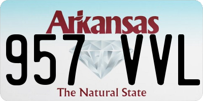 AR license plate 957VVL