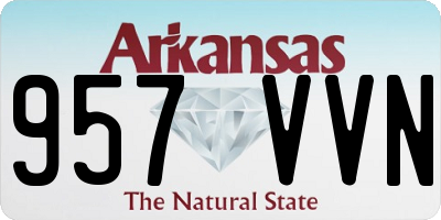 AR license plate 957VVN