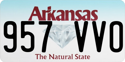 AR license plate 957VVO