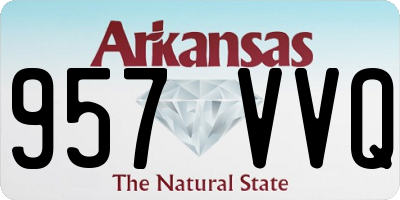 AR license plate 957VVQ