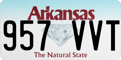 AR license plate 957VVT