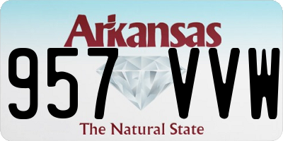 AR license plate 957VVW