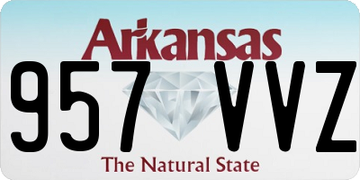 AR license plate 957VVZ