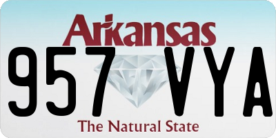 AR license plate 957VYA