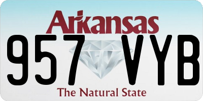 AR license plate 957VYB