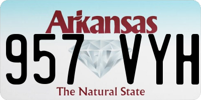 AR license plate 957VYH
