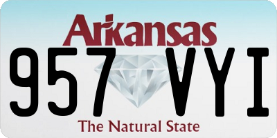 AR license plate 957VYI